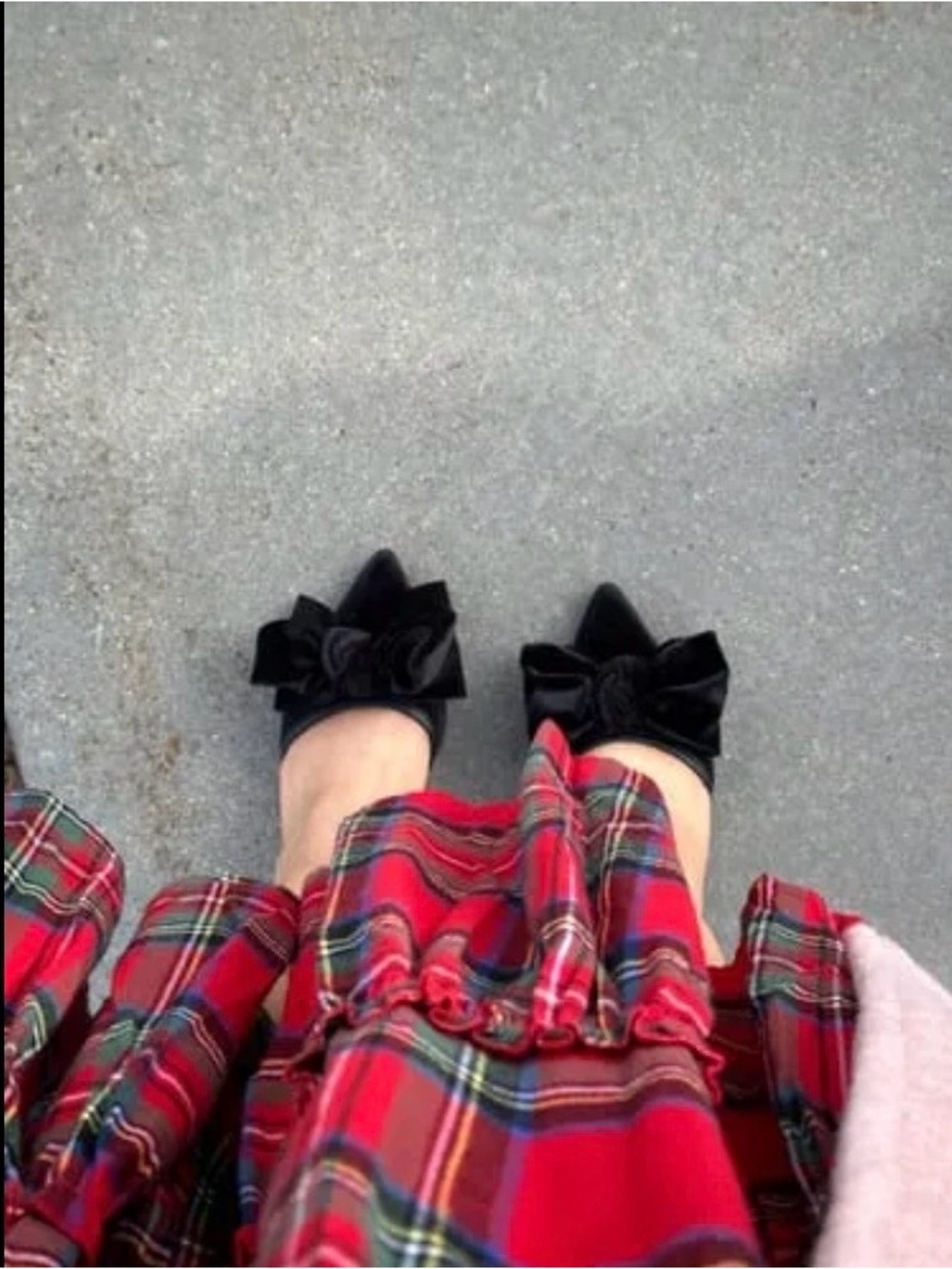 IVY CITY CO ELOISE BLACK VELVET BOW HEELS SIZE 9 POINTED TOE SLINGBACK